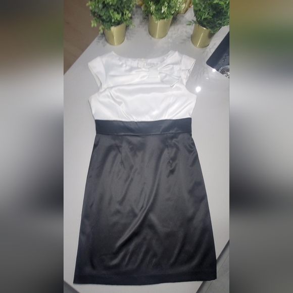 SANDRA DARREN Superbe robe chic entièrement doublée fini satiné - Picture 2 of 8